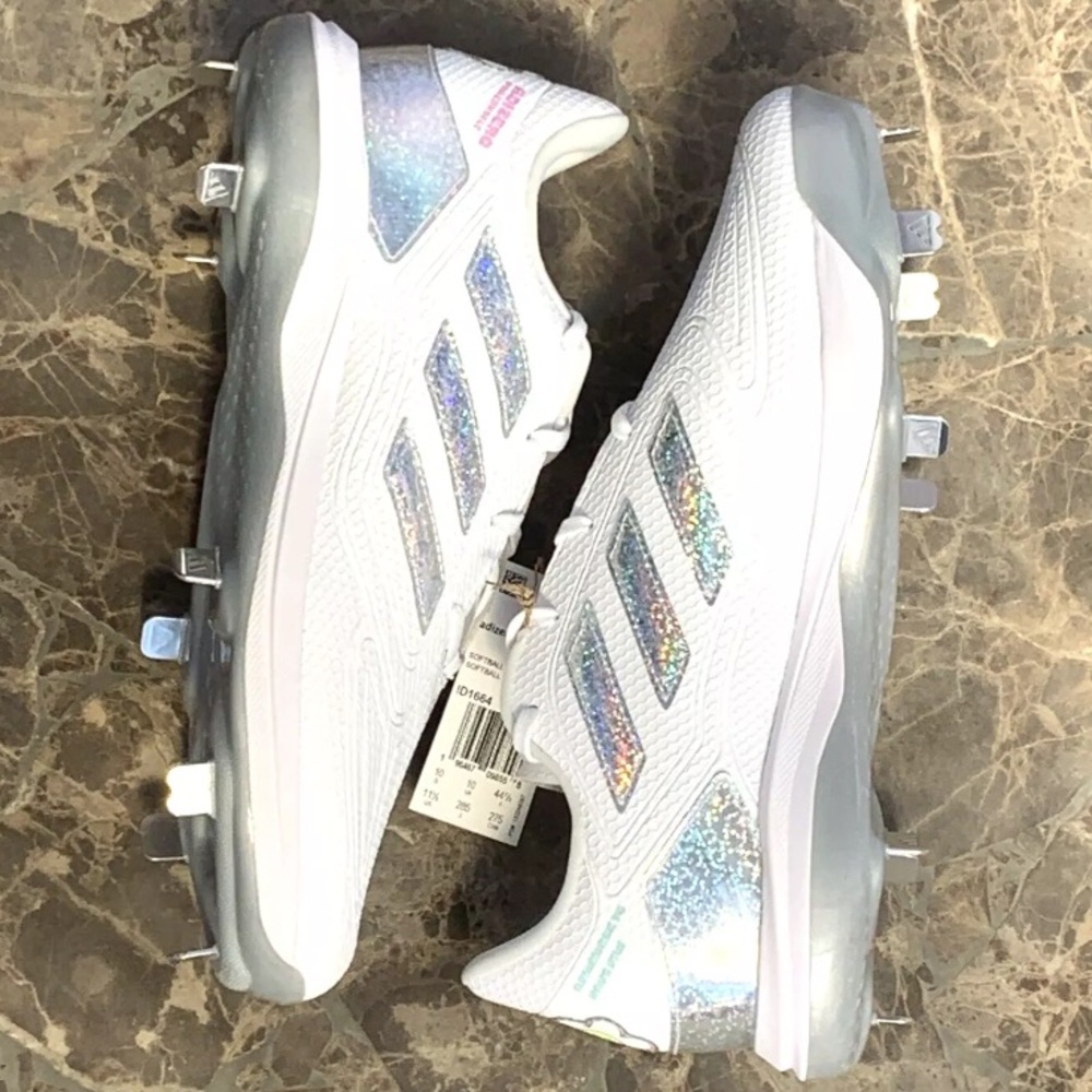 adidas Womens Adizero PureHustle 3 Sis Bates Cleats Softball Size 11.5 ID1664 - Picture 11 of 16